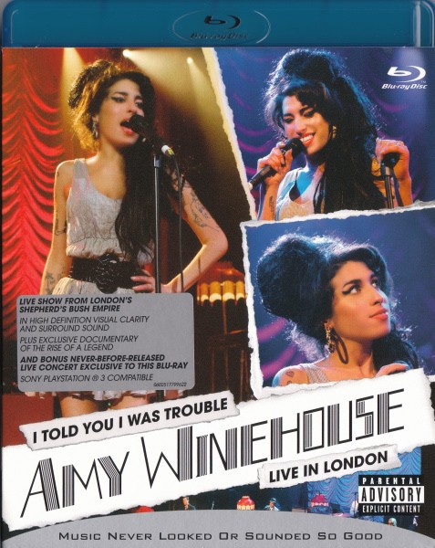 Amy Winehouse I Told You I Was Trouble Amy Winehouse - I Told You I Was Trouble - Amy Winehouse Live in London