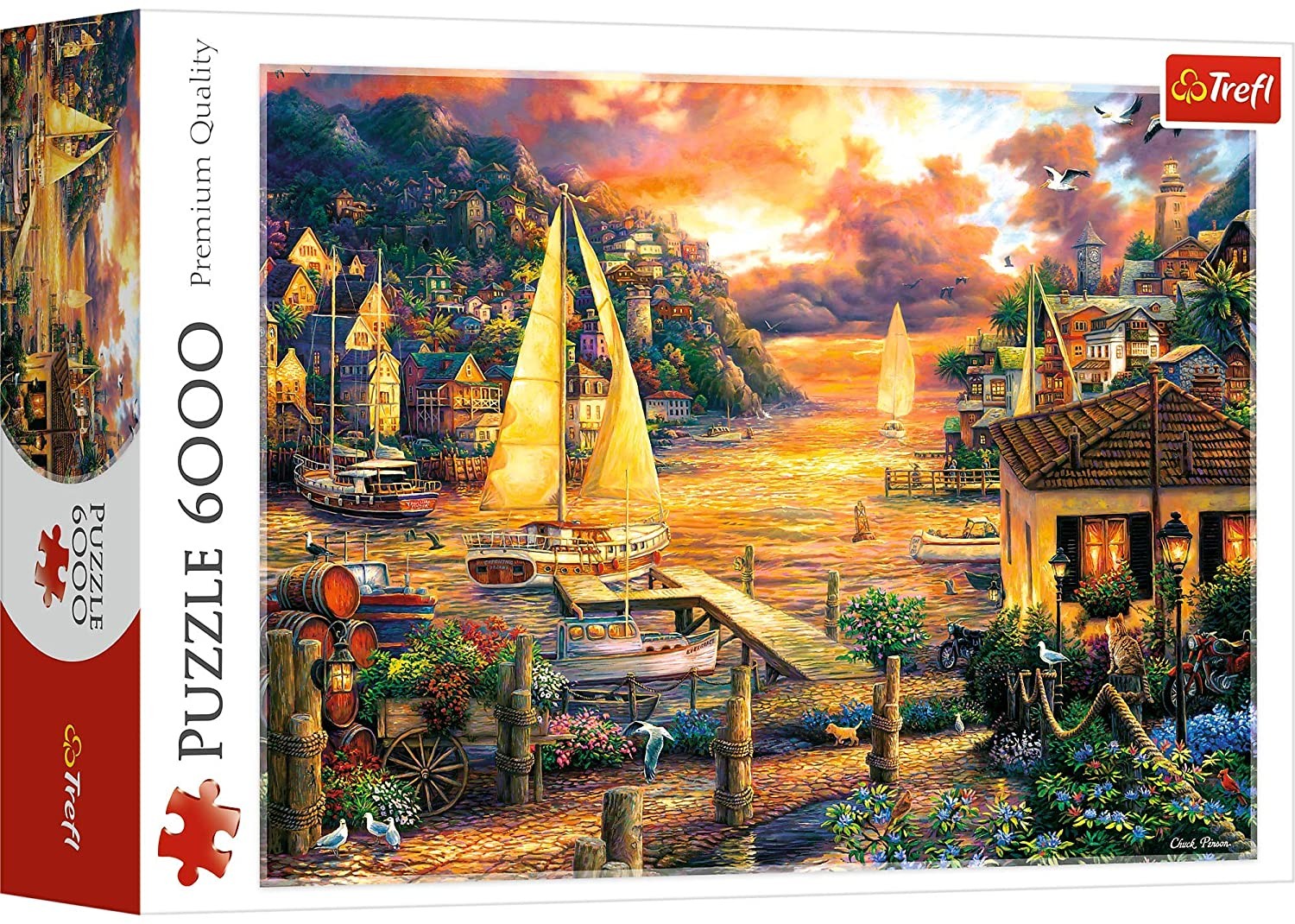 Puzzle Trefl din 6000 de piese - Prinde visele, Chuck Pinson