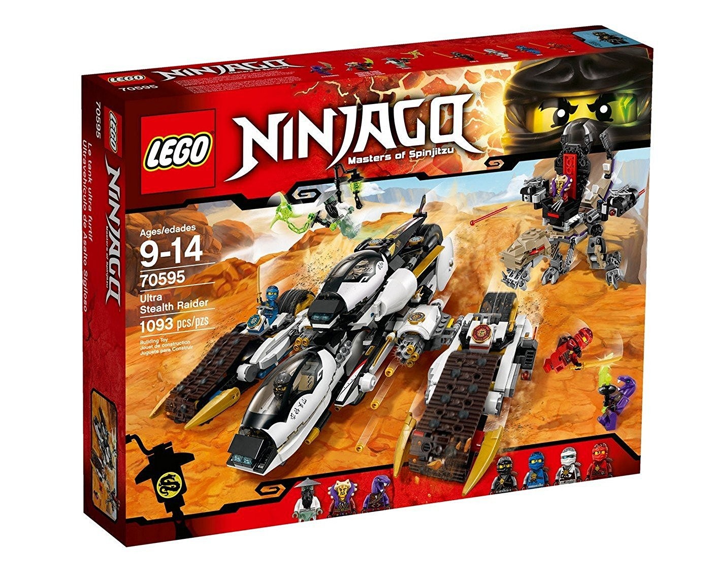 Constructor LEGO Ninjago - Transportor Ultra Stealth 4-în-1 (70595