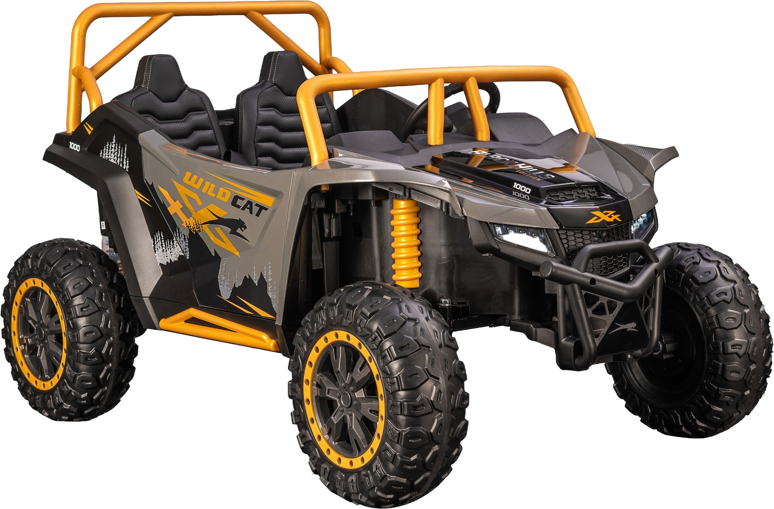 Mașină cu acumulator KikkaBoo - Licensed Arctic Cat, Gri