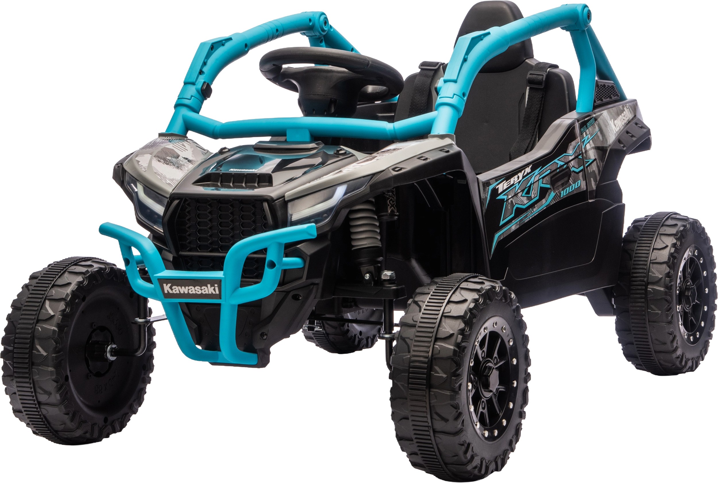 Mașină cu acumulator KikkaBoo - Licensed Kawasaki, KRX 1000, Albastru-Negru - imagine 1