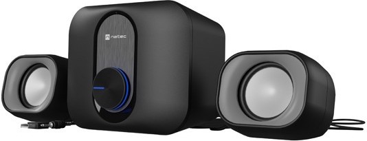 Sistem audio Natec - Pug, 2.1, negru - imagine 1