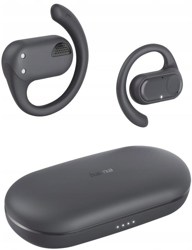 Căști wireless Hama - Spirit Open, TWS, ENC, negre - imagine 1