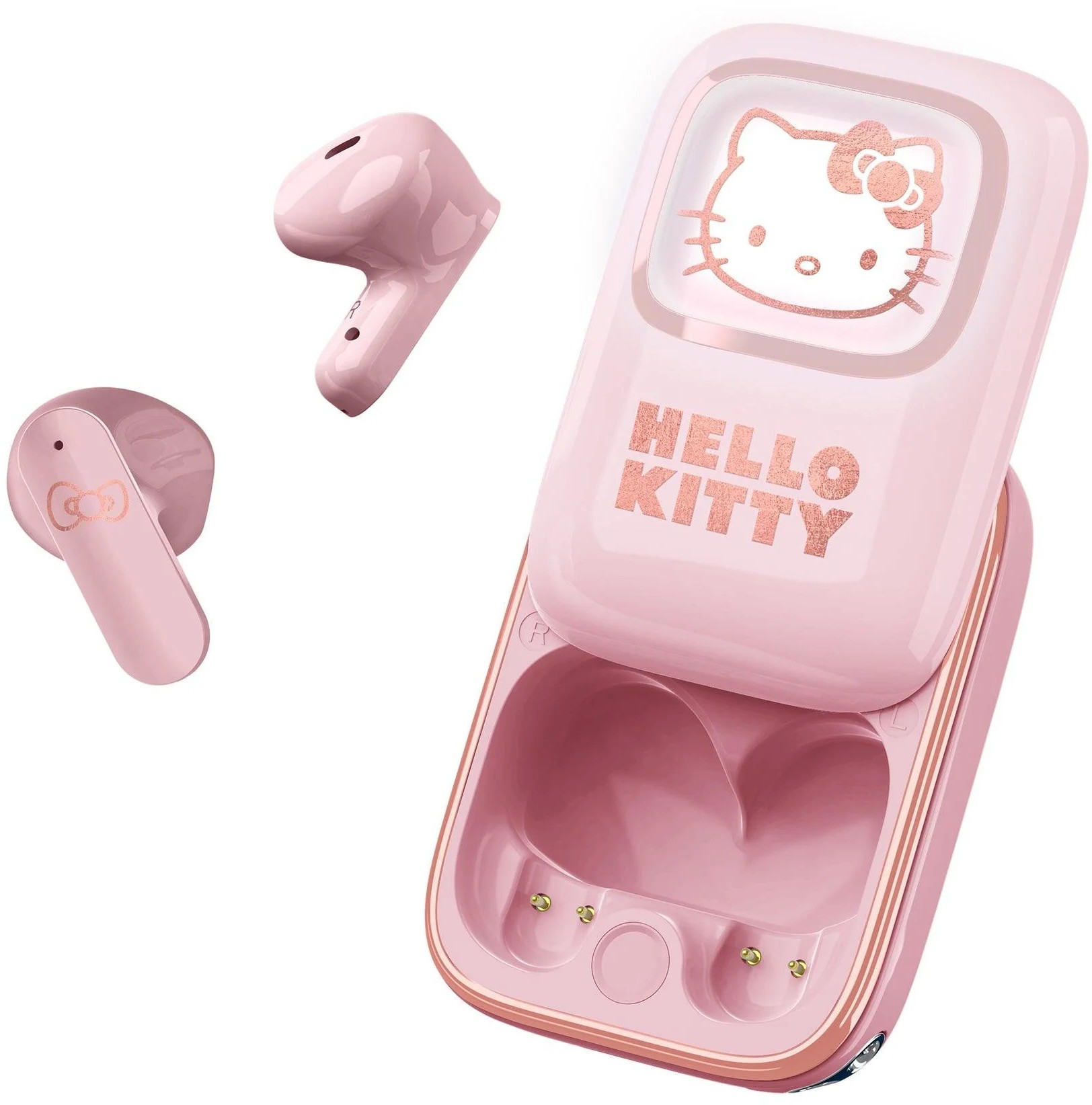 Căști wireless OTL Technologies - Hello Kitty Slide, TWS, roz - imagine 1