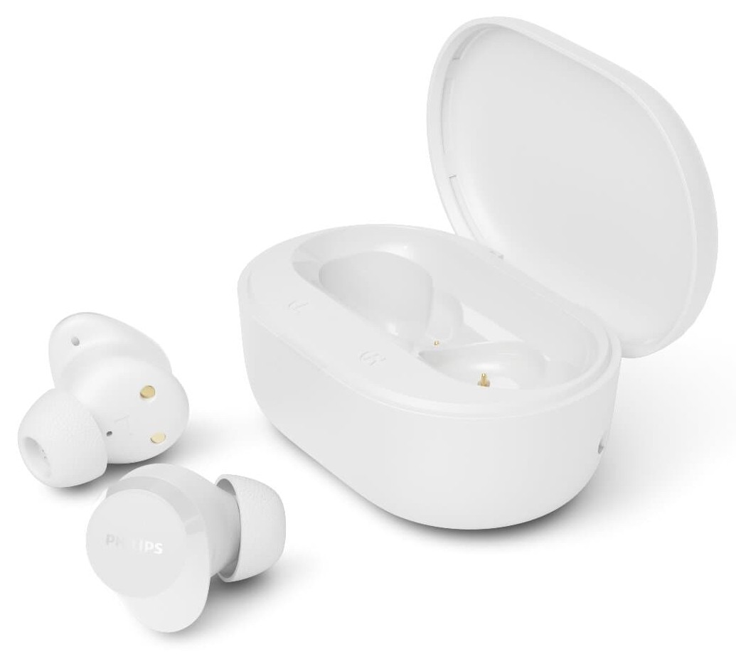 Căști wireless Philips – TAT1300WT/00, TWS, albe