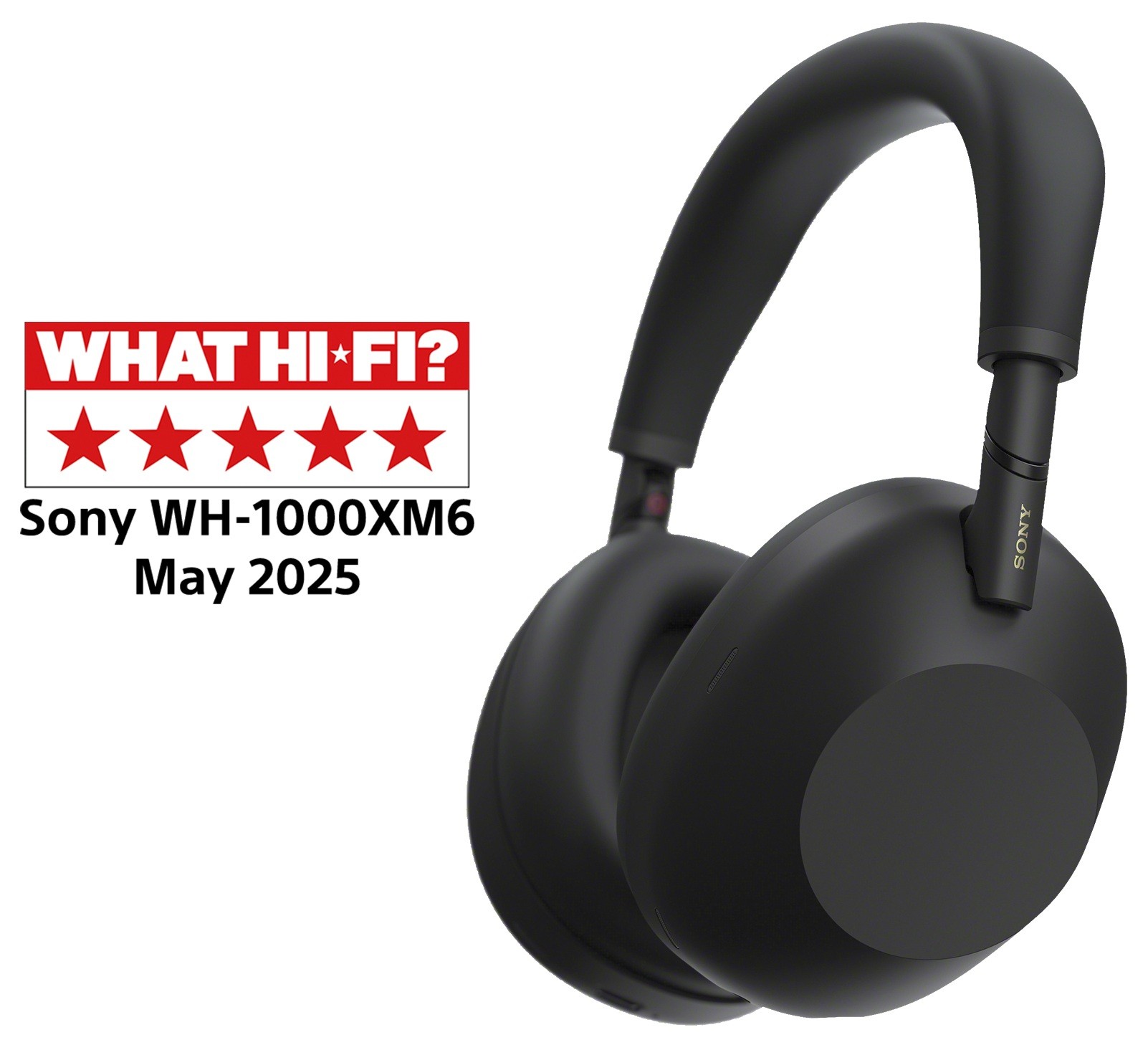 Căști wireless Sony - WH-1000XM6, ANC, negru - imagine 1