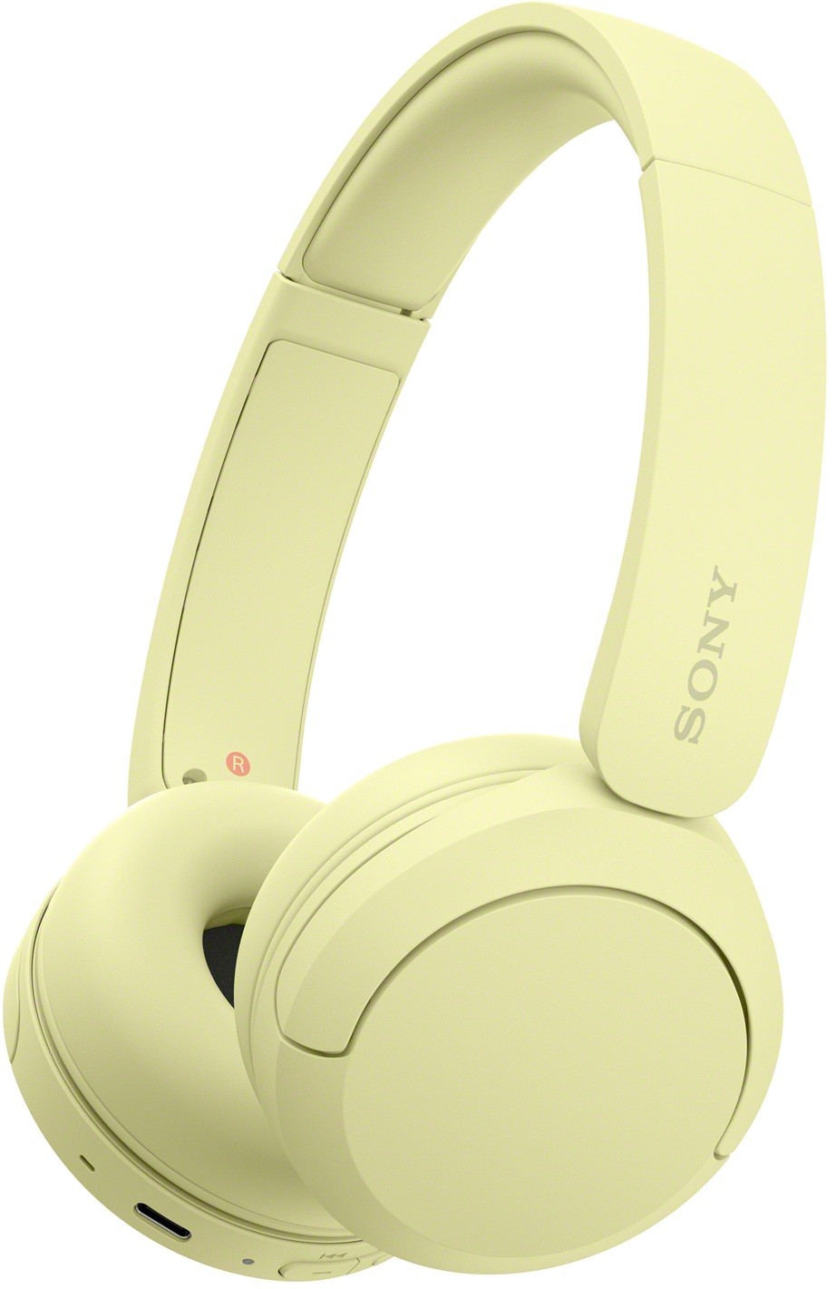Căști fără fir cu microfon Sony - WH-CH520, galben - imagine 1