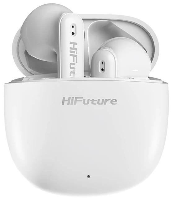 Căști wireless HiFuture - ColorBuds2, TWS, IPX5, albe - imagine 1