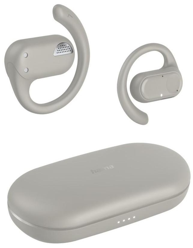 Căști wireless Hama - Spirit Open, TWS, ENC, gri - imagine 1