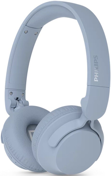 Căști wireless cu microfon Philips – TAH4000, albastru deschis - imagine 1