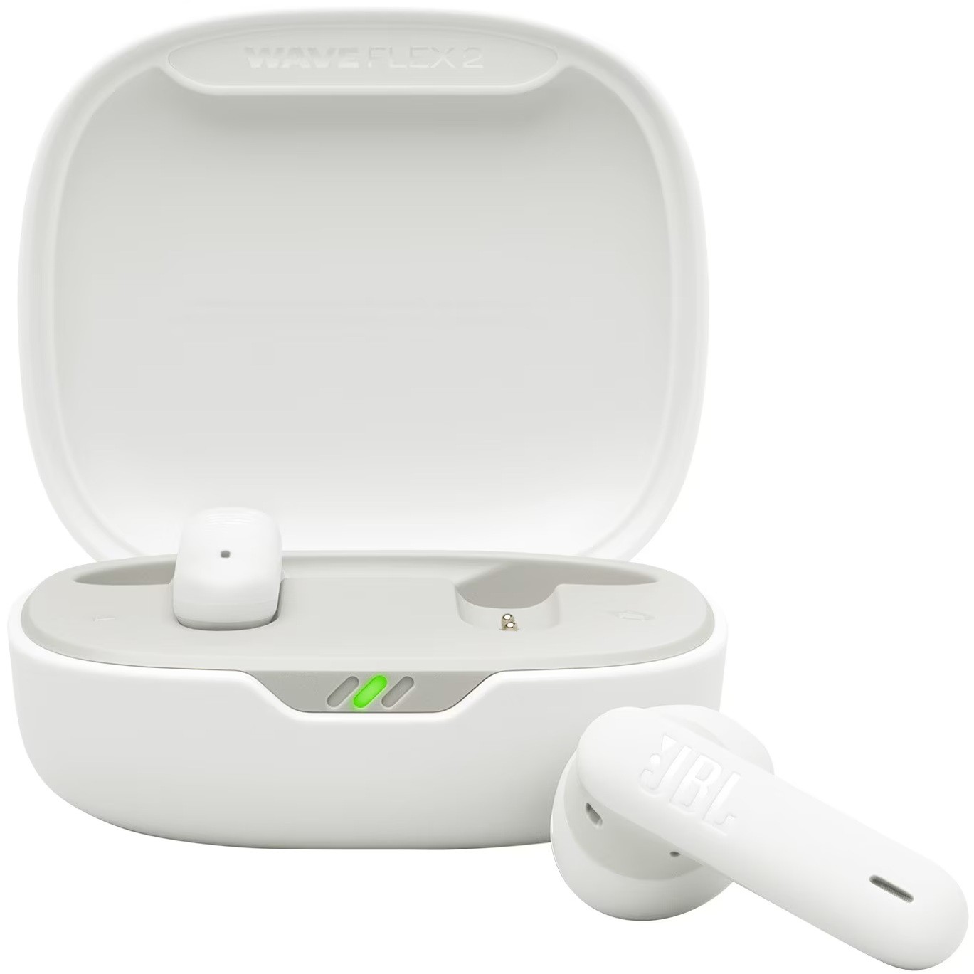 Căști wireless JBL - Wave Flex 2, TWS, alb - imagine 1