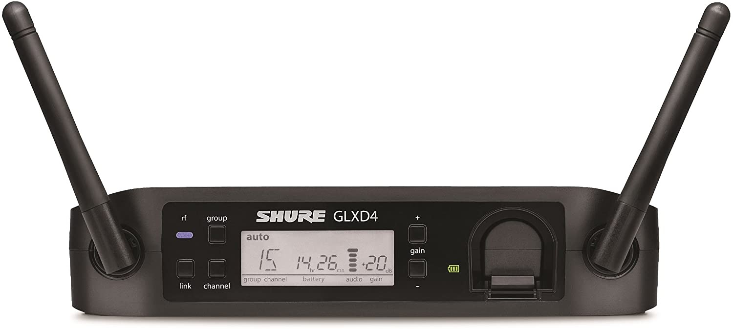 Receiver wireless Shure - GLXD4, negru | Ozone.ro