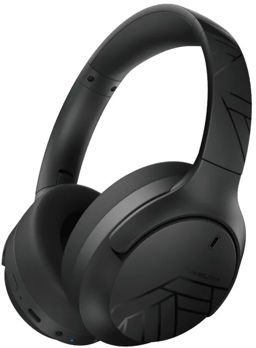 Căști wireless cu microfon PowerLocus - Boom, negre - imagine 1