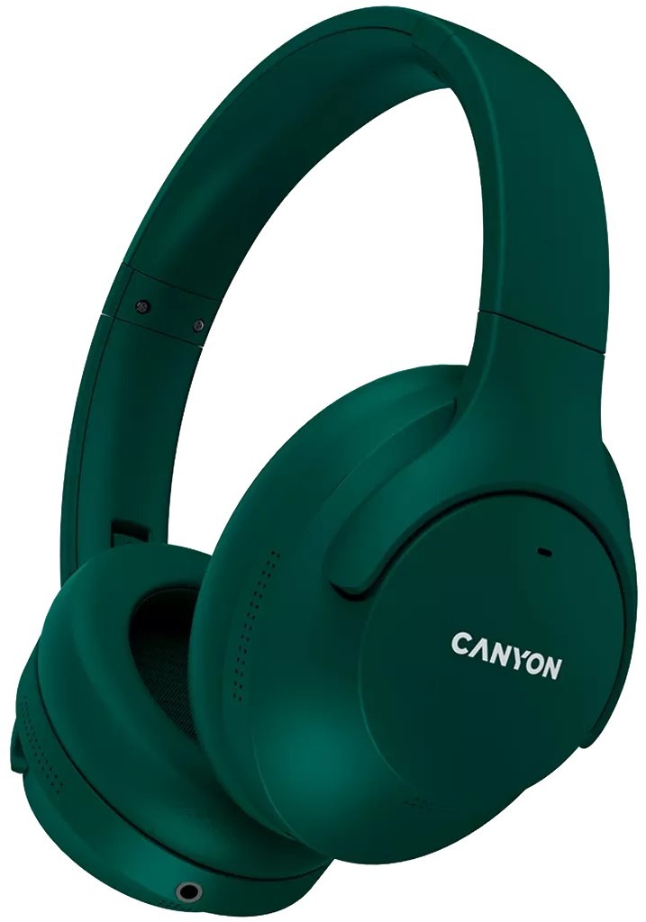 Căști wireless cu microfon Canyon - OnRiff 10, ANC, verzi - imagine 1