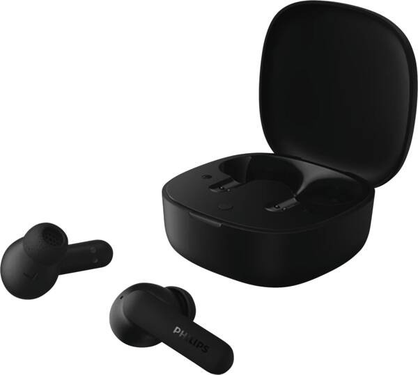 Căști wireless Philips – TAT2200BK, TWS, ANC, negre - imagine 1