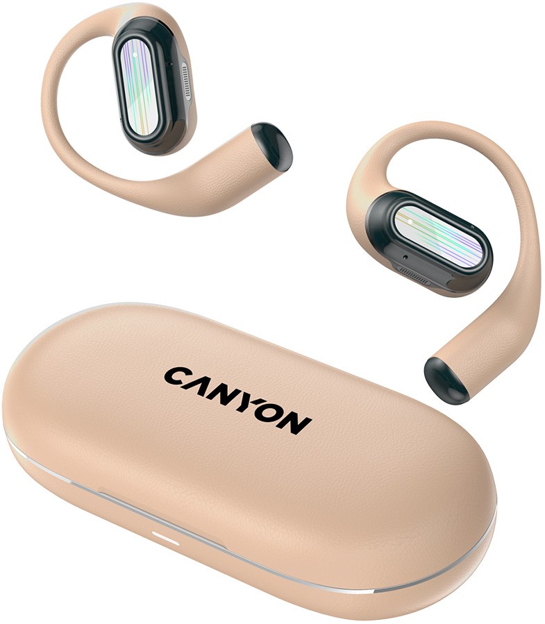Căști fără fir Canyon - OnFlow 12, TWS, ENC, bej - imagine 1