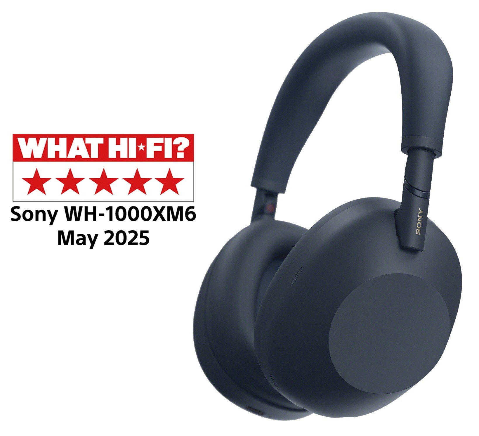 Căști wireless Sony - WH-1000XM6, ANC, albastru | Ozone.ro