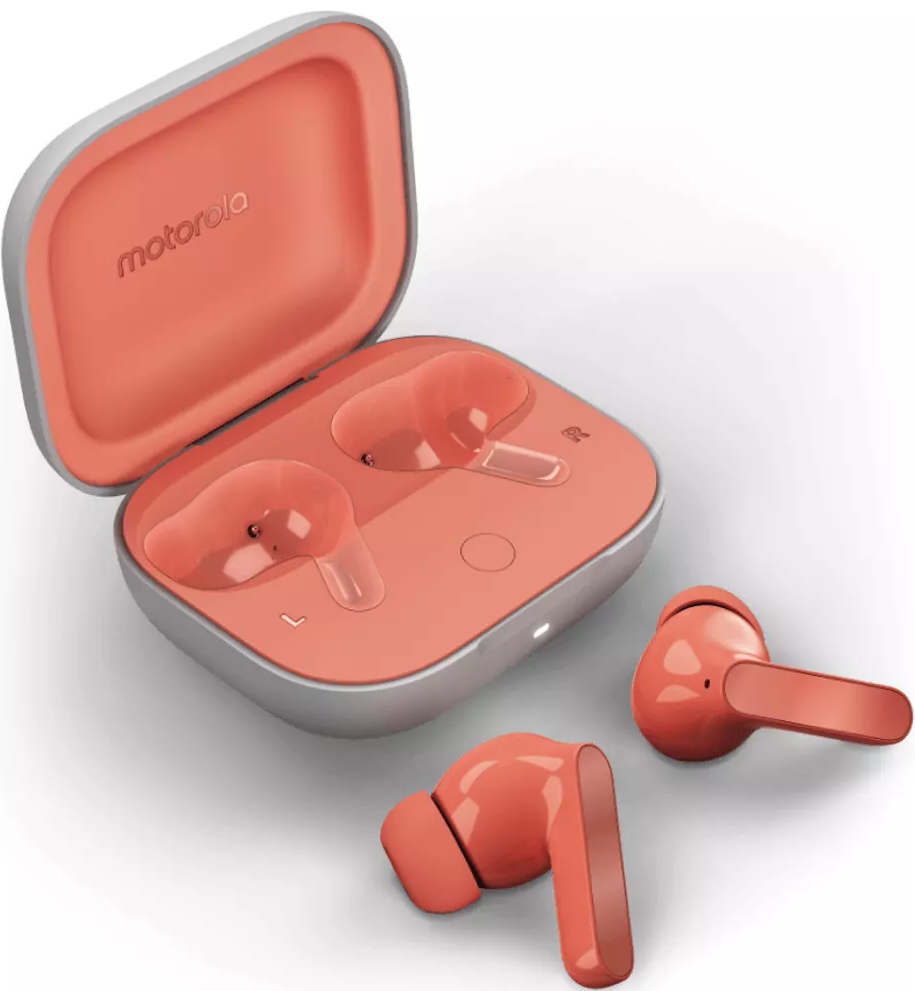 Căști wireless Motorola - Moto Buds, TWS, ANC, Coral Peach - imagine 1