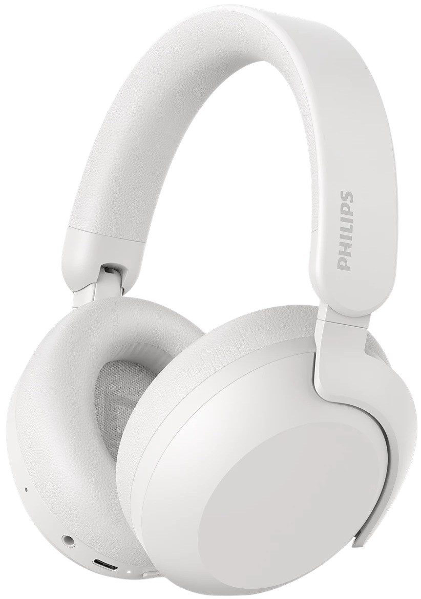 Căști fără fir cu un microfon Philips - TAH8000EWT/00, ANC, albe - imagine 1