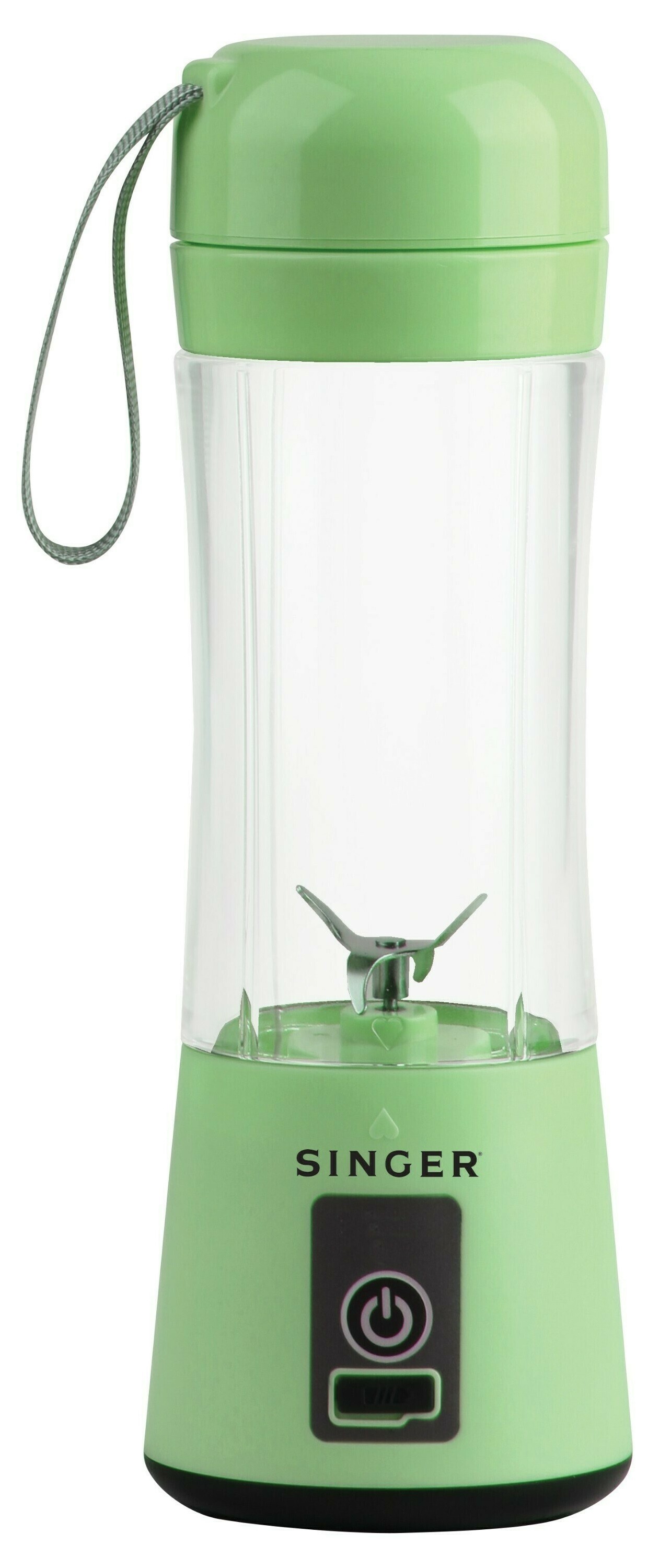 Blender Singer - Juicy PB 138LB, 0,380 l, 1 treaptă, 100W, verde