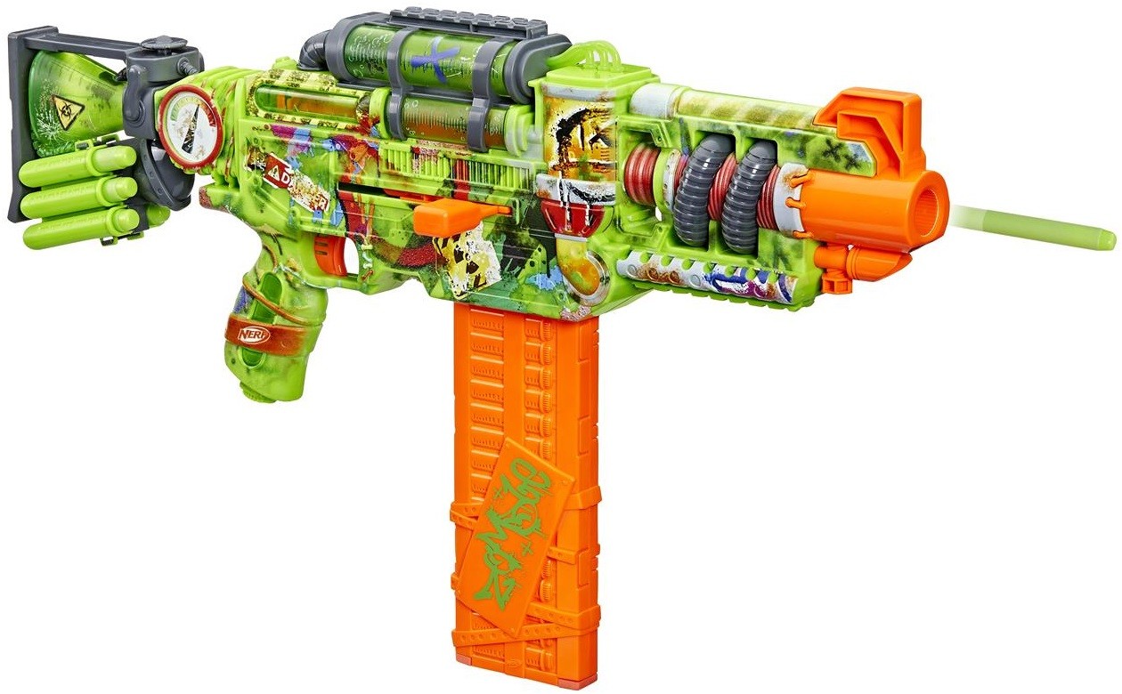 Nerf zombieシリーズ Blaster Nerf Zombie - Corrupter, cu 22 săgeți | Ozone.ro