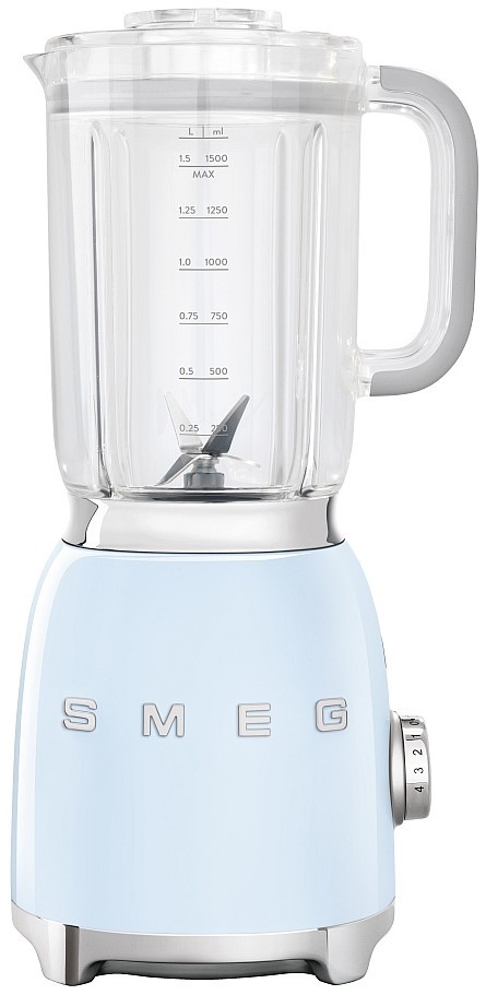 Blender Smeg - BLF03PBEU, 1.5 l, 4 viteze, 800W, albastru - imagine 1