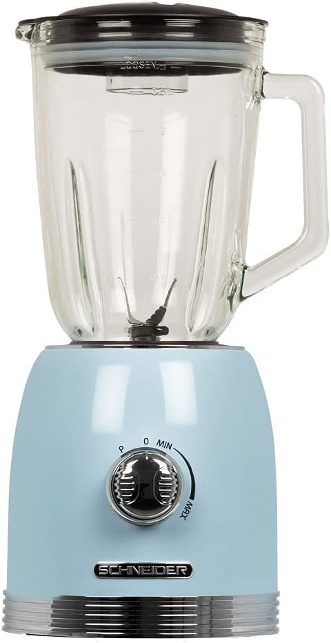 Blender Schneider - SCBL15BL, 1.5 l, 2 vitezi, 800W, albastru - imagine 1