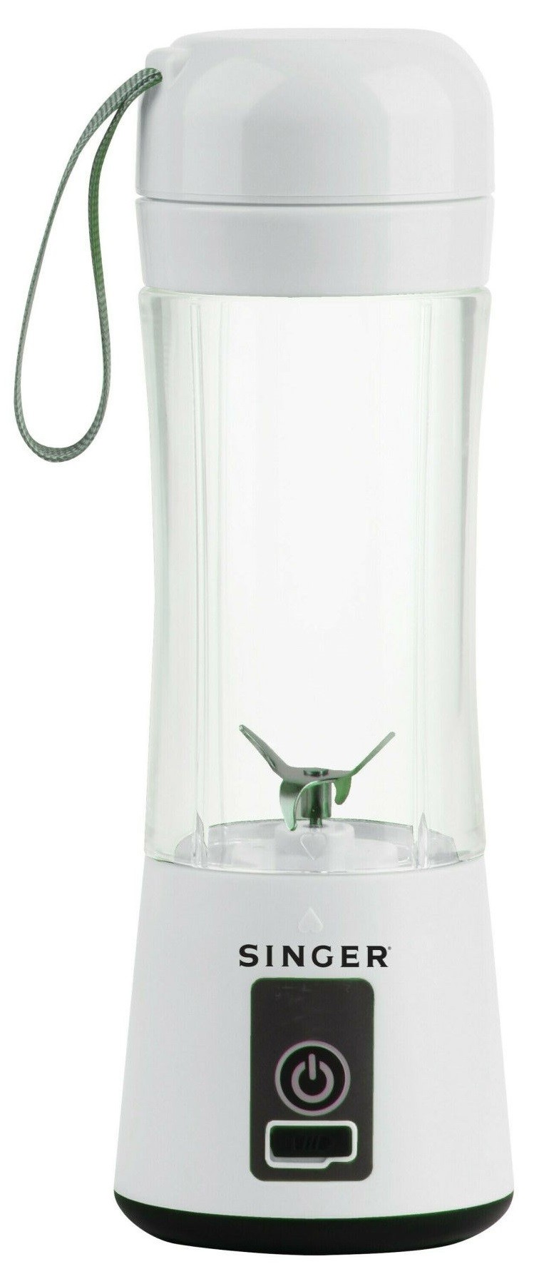 Blender Singer - Juicy PB 138WH, 0,380 l, 1 treaptă, 100W, alb - imagine 1