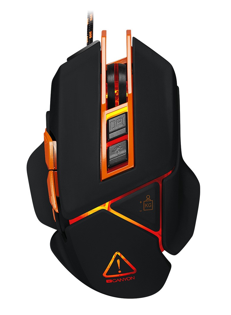 Mouse gaming Canyon - Hazard GM-6, optic, negru - imagine 1