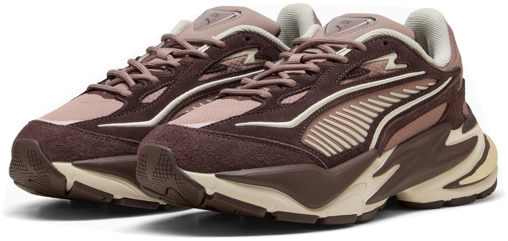 ムク sar Pantofi de damă Puma - RS Surge Hairy Suede, bej /maro | Ozone.ro