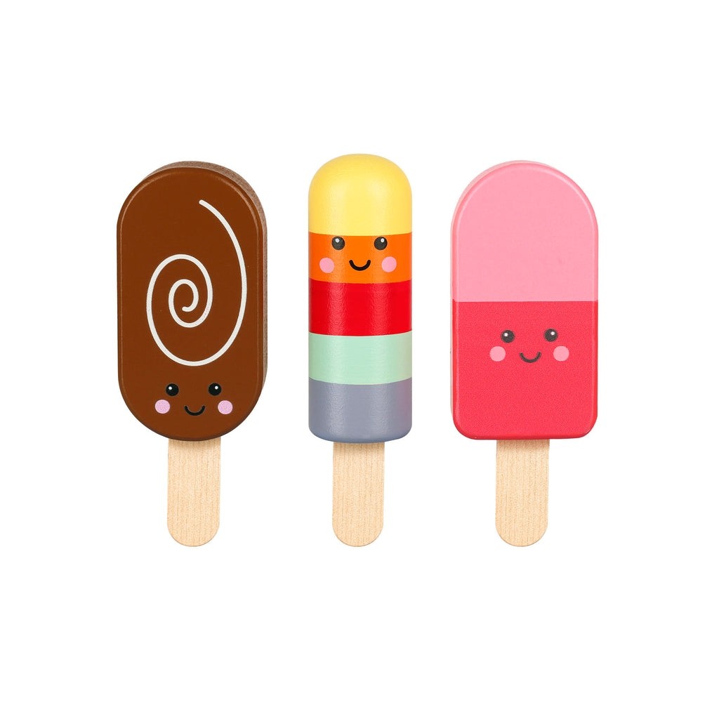 Jucărie din lemn Orange Tree Toys – Înghețate, 4 piese