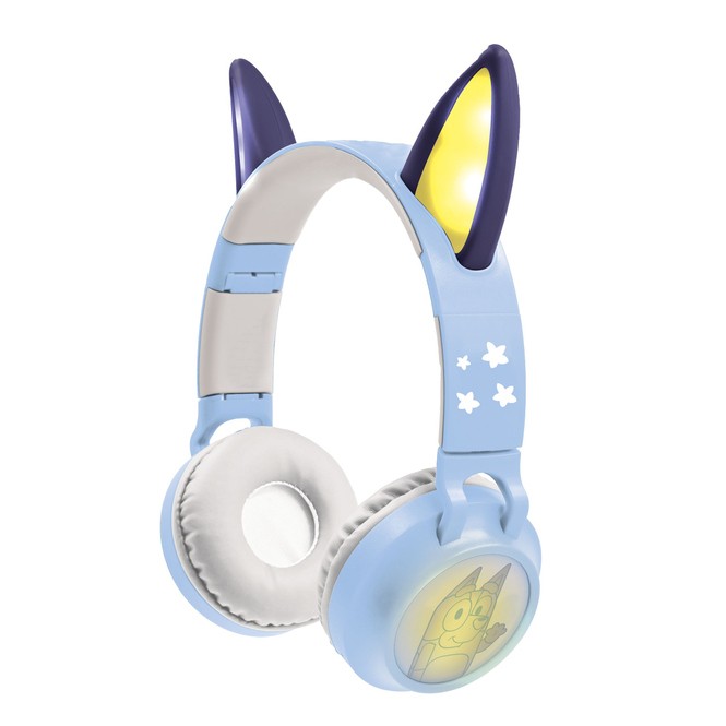 Căști pentru copii Lexibook - Bluey, 2 în 1, wireless, albastre - imagine 1