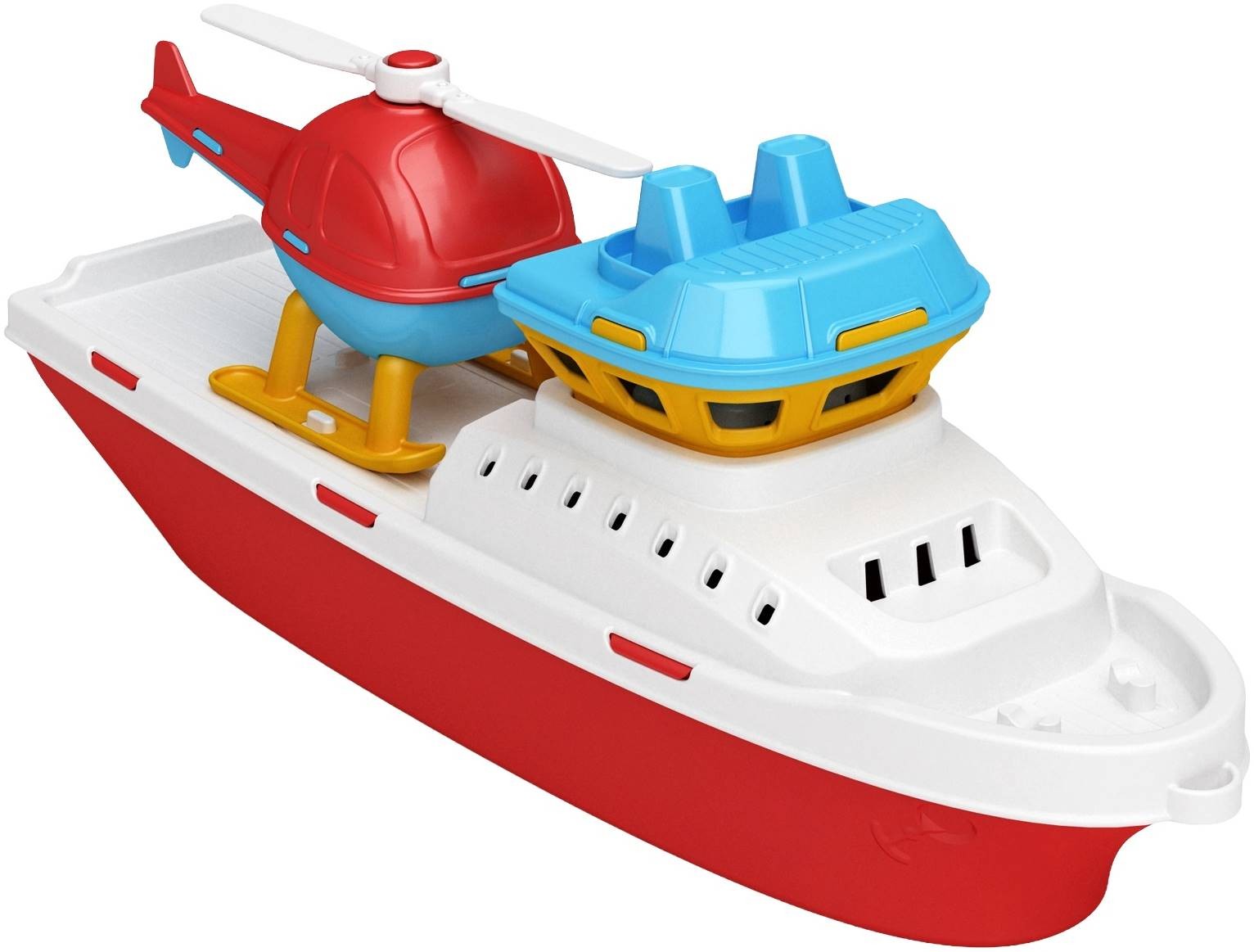 Jucărie pentru copii Adriatic - Navă de cercetare cu elicopter, 42 cm - imagine 1