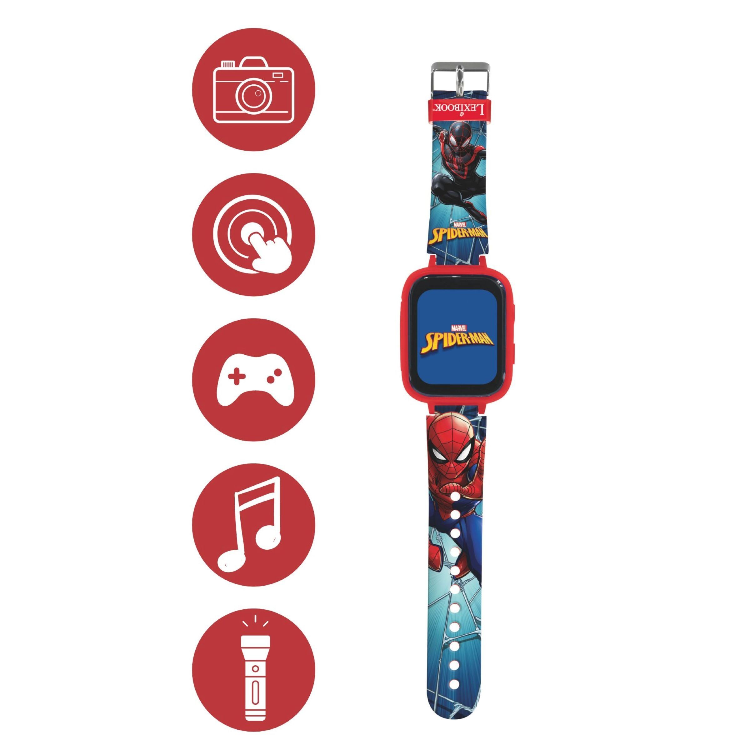 smart pentru copii Lexibook – Spider-Man, 8GB memorie, cu cameră - imagine 1