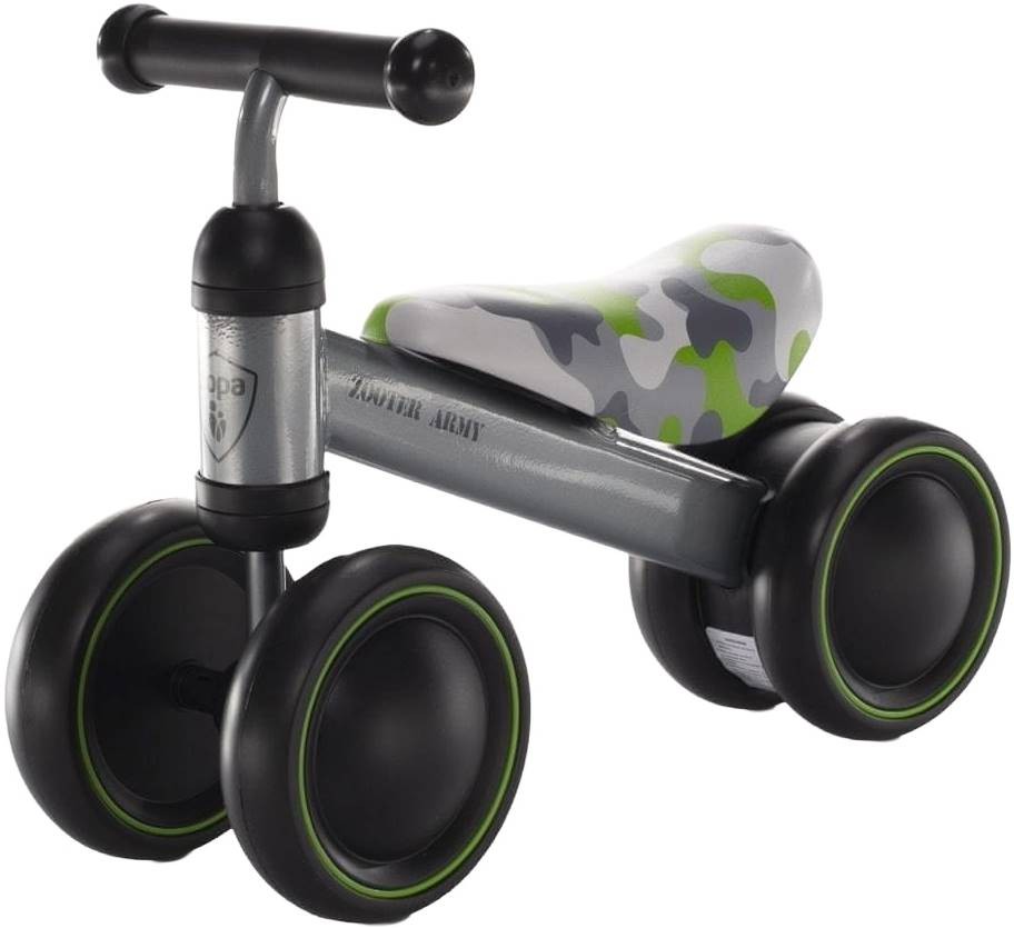 Bicicletă de echilibru pentru copii Zopa - Zooter, Army
