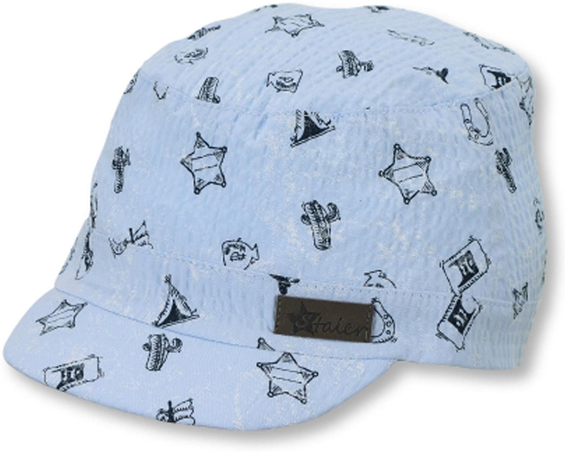 Pălărie pentru copii vizor cu protecție UV 50+ Sterntaler - 51 cm, 18-24 luni, albastră | Ozone.ro
