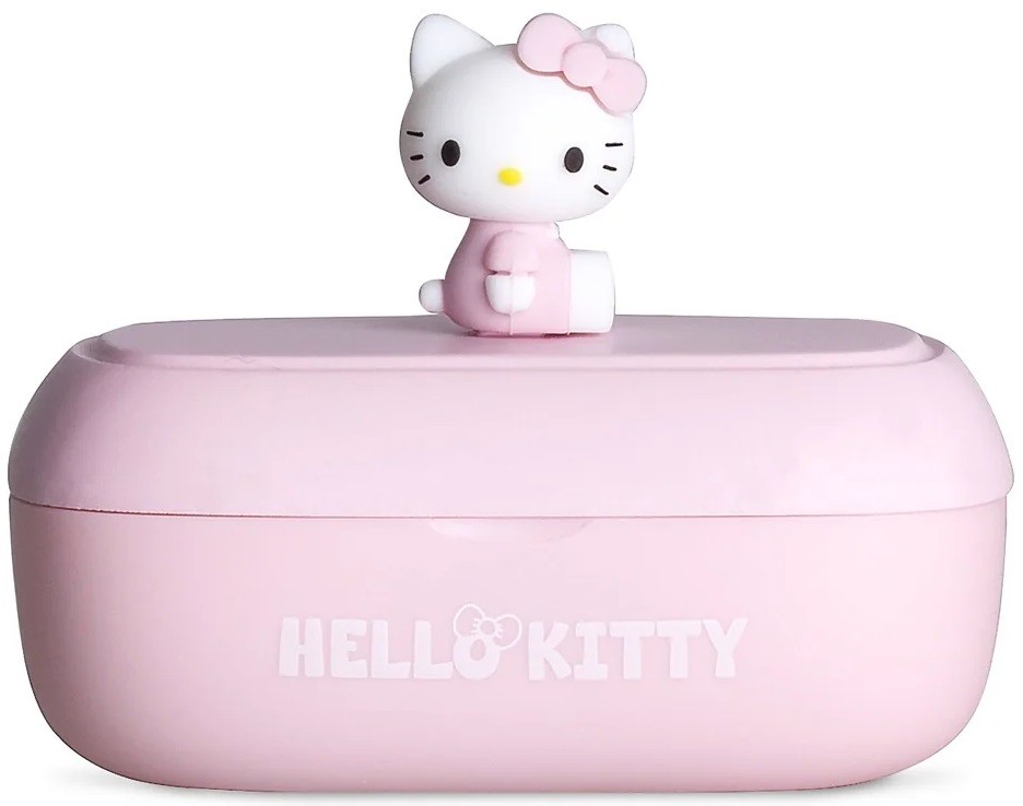 Căști pentru copii OTL Technologies - Hello Kitty 3D Character, TWS, roz