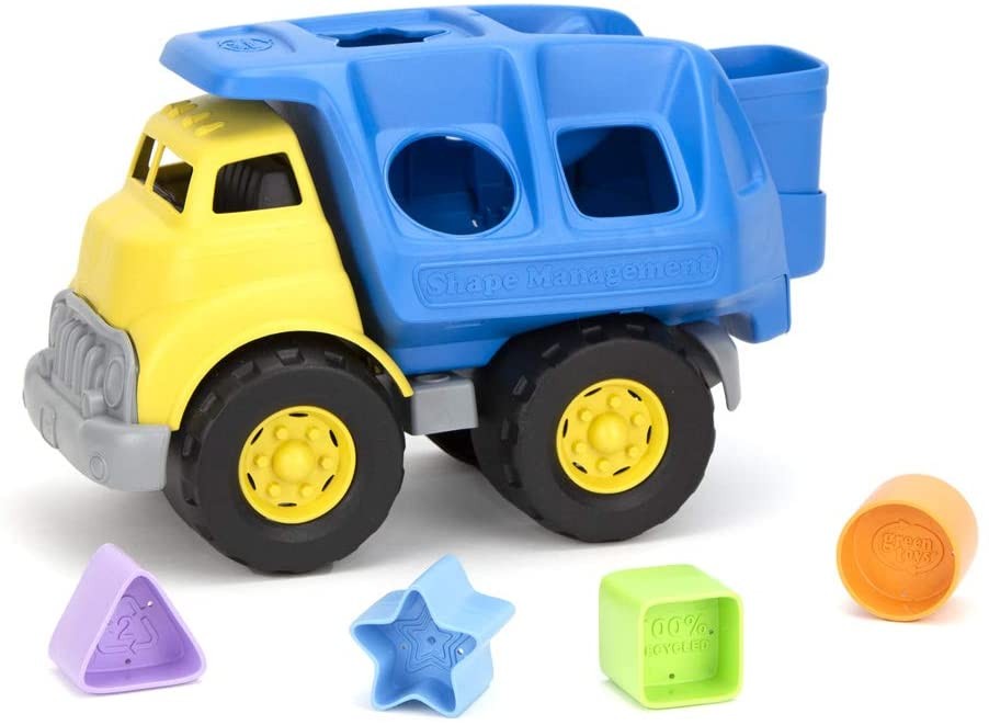 Green toys store blue truck