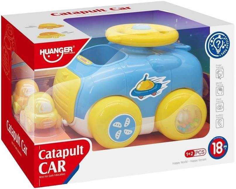Jucărie pentru copii Huanger - Mașină catapultă, albastru