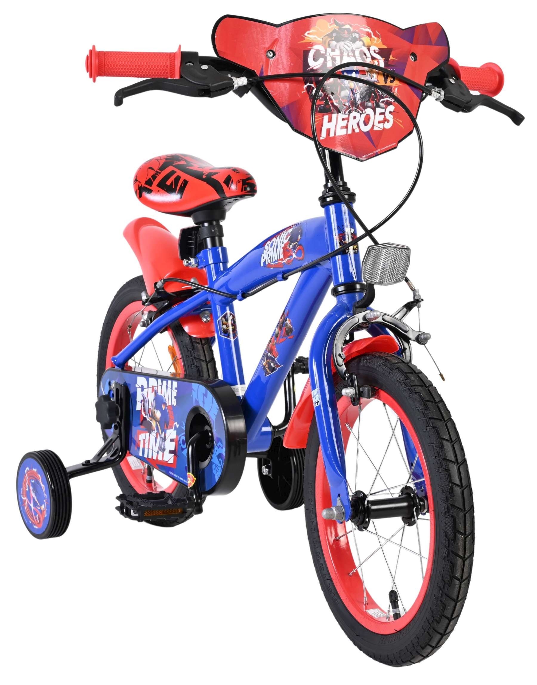 Bicicletă pentru copii cu roți ajutătoare E&L cycles - Sonic, 14'' - imagine 1