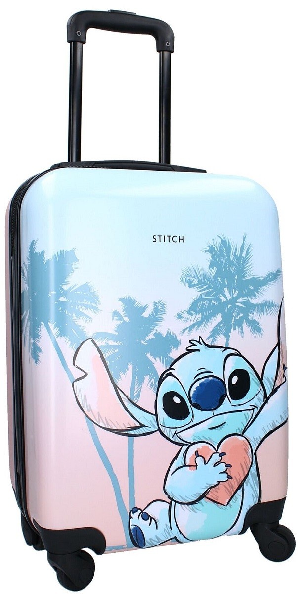 OHANA！！！ Valiza cu roți pentru copii Vadobag Stitch - Ohana Forever, Stitch