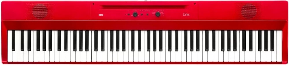 Pian digital Korg - Liano, 88 taste, roşu
