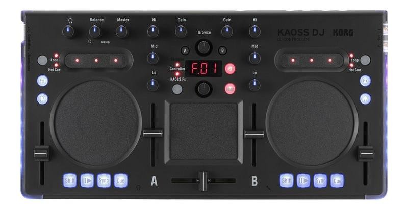 Controler DJ Korg – KAOSS DJ, negru - imagine 1