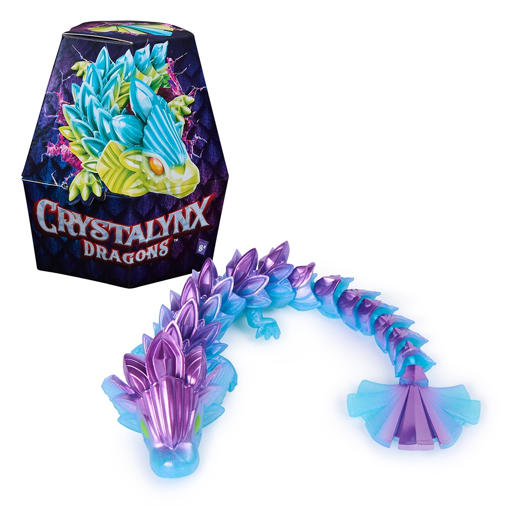 Figurină de acțiune Spin Master - CrystaLynx Dragons, 23 cm, sortiment
