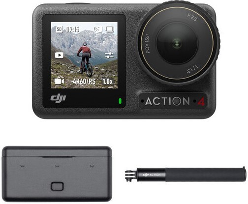 Cameră de acțiune DJI Osmo Action 4 Adventure Combo | Ozone.ro