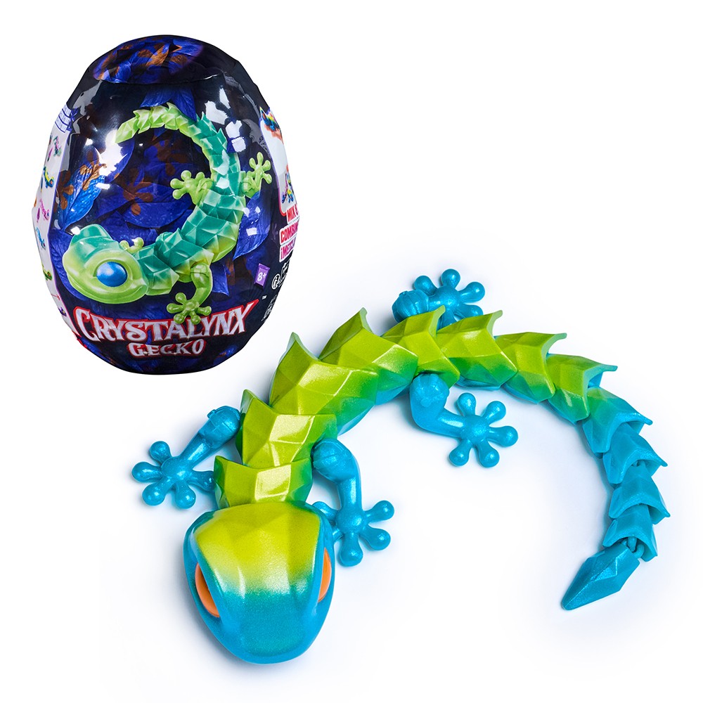 Figurină de acțiune Spin Master - CrystaLynx Gecko, 23 cm, sortiment