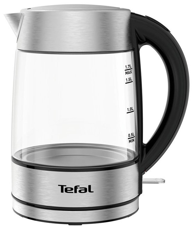 Ceainic electric Tefal - KI772D38, 2200W, 1.7 l, oțel inoxidabil