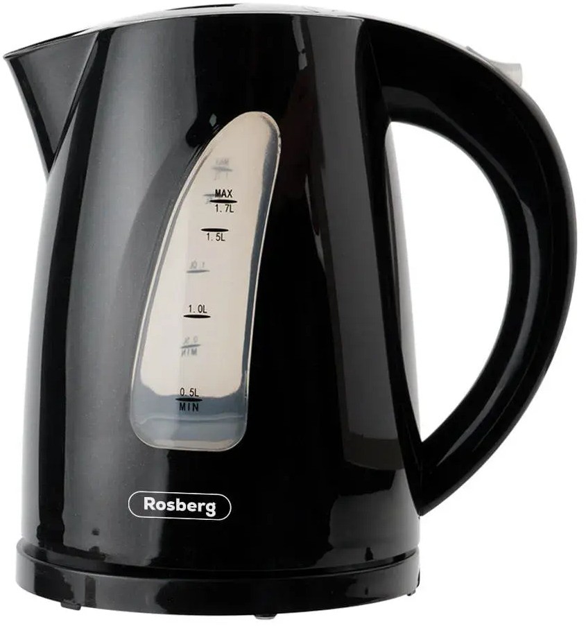 Fierbător electric Rosberg - R51230B, 2200W, 1.7 l, negru - imagine 1