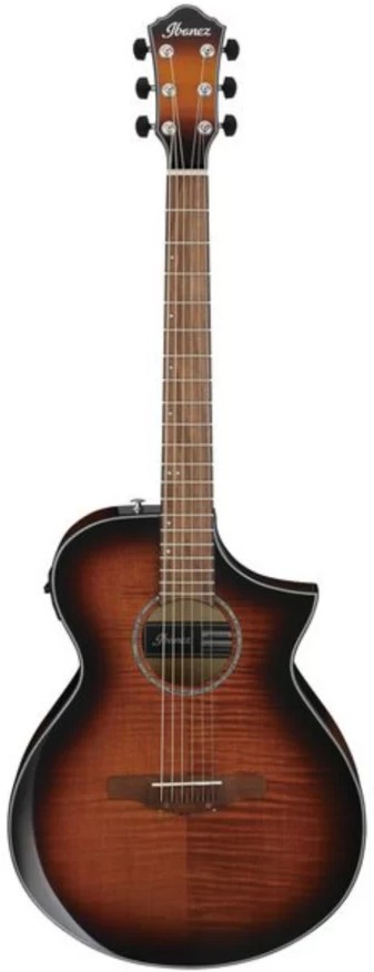 Chitară electroacustică Ibanez - AEWC400 AMS, maro - imagine 1
