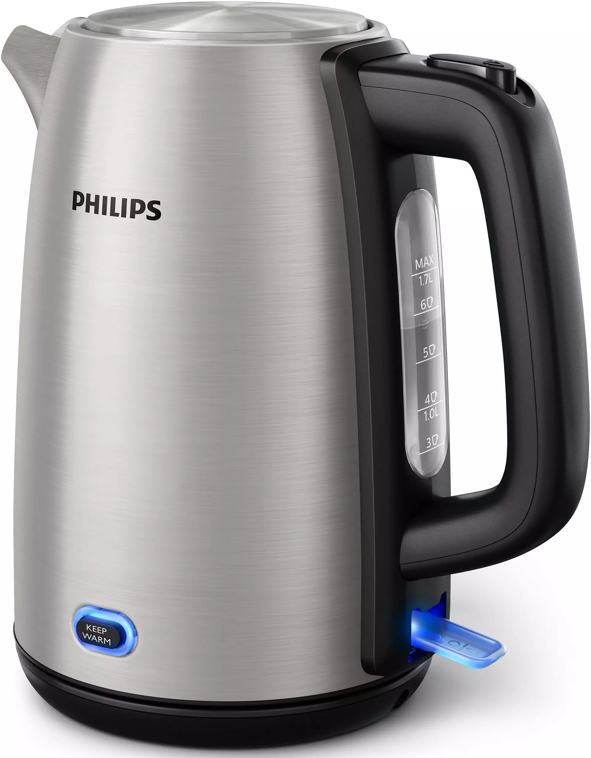 Fierbător electric Philips - HD9353/90, 2060W, 1,7 l, gri - imagine 1